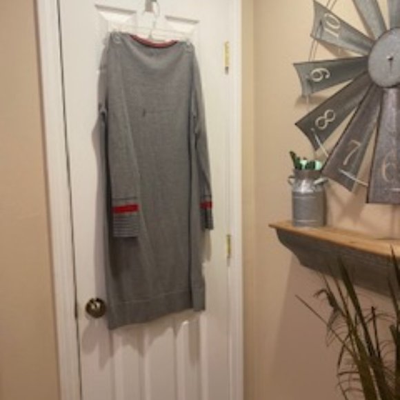 Tommy Hilfiger Sweater Dress, Size L, Gray - Picture 4 of 5